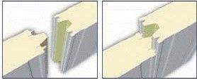 Panel frigorífico aislante de acero laminado